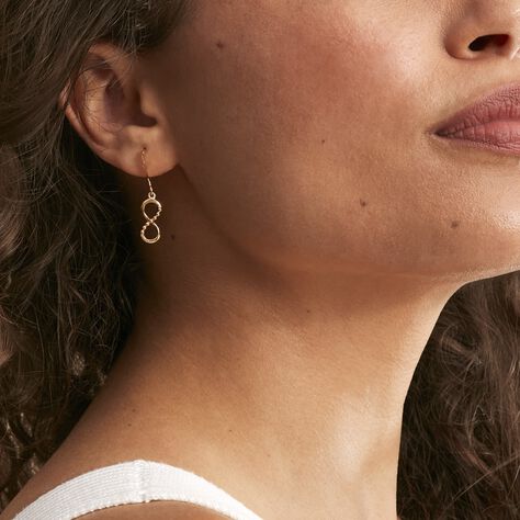 Boucles D'oreilles Pendantes Honoria Plaqué Or Jaune - Boucles d'oreilles fantaisie Femme | Histoire d’Or