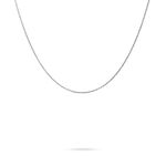 Cha&icirc;ne Ilda Maille For&ccedil;at Limee Or Blanc - Chaines Femme | Histoire d&rsquo;Or