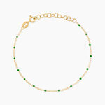 Bracelet Polka Argent Jaune - Bijoux sans pierre Femme | Histoire d&rsquo;Or