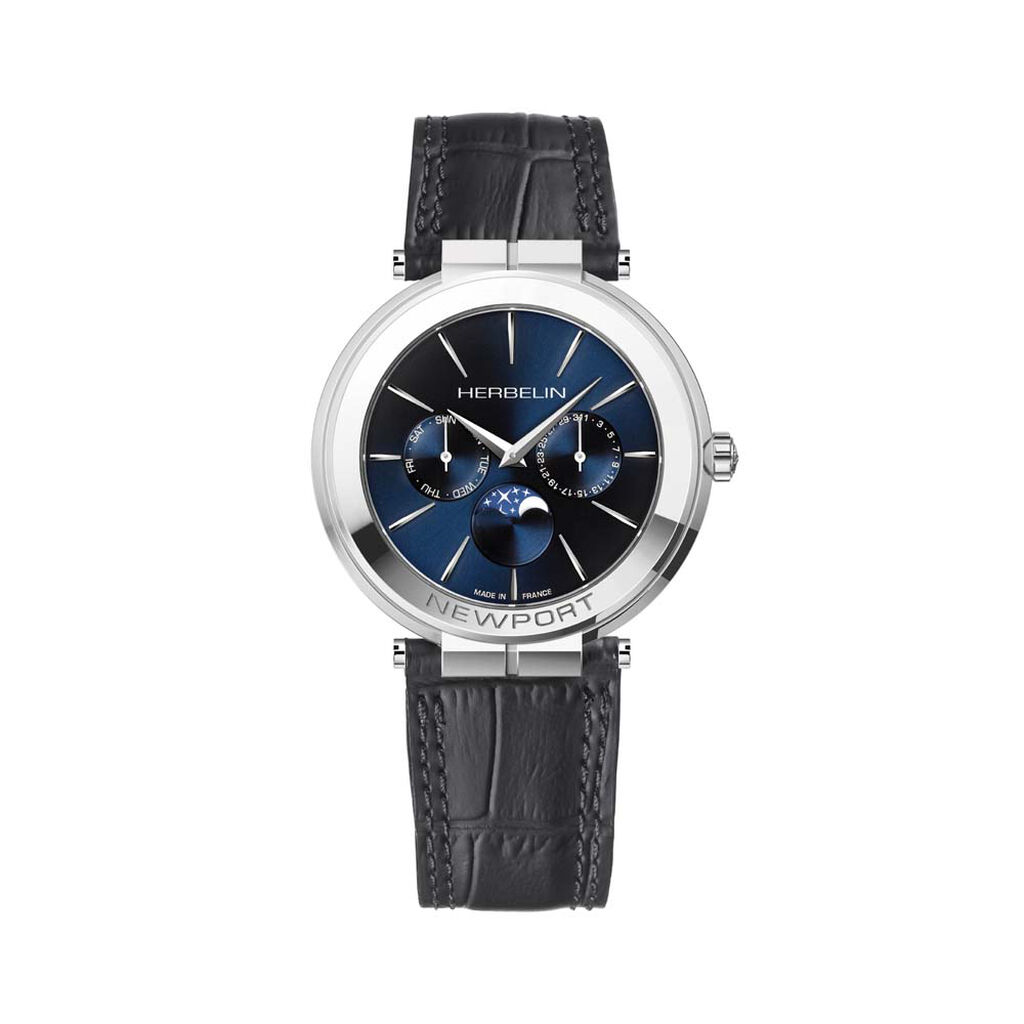 Montre Herbelin Newport Slim Bleu - Montres Homme | Histoire d&rsquo;Or