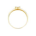 Bague Solitaire Fallon Or Jaune Oxyde De Zirconium - Bagues solitaires Femme | Histoire d&rsquo;Or