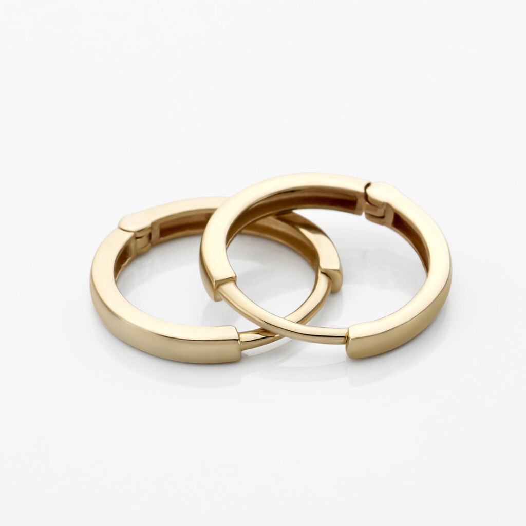 Créoles Katarine Or Jaune - Boucles d'oreilles créoles Femme | Histoire d’Or