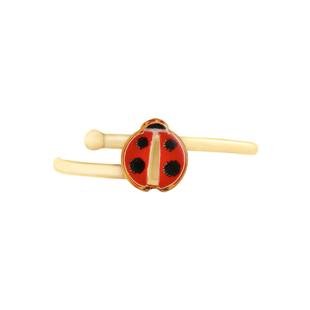 Bague Helidie Coccinelle Or Jaune - Bagues Enfant | Histoire d’Or