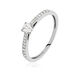 Bague Solitaire Hemera Platine Blanc Diamant - Bagues solitaires Femme | Histoire d’Or