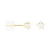 Boucles D'oreilles Puces Elais Etoile Or Jaune Oxyde De Zirconium - Clous d'oreilles Femme | Histoire d’Or
