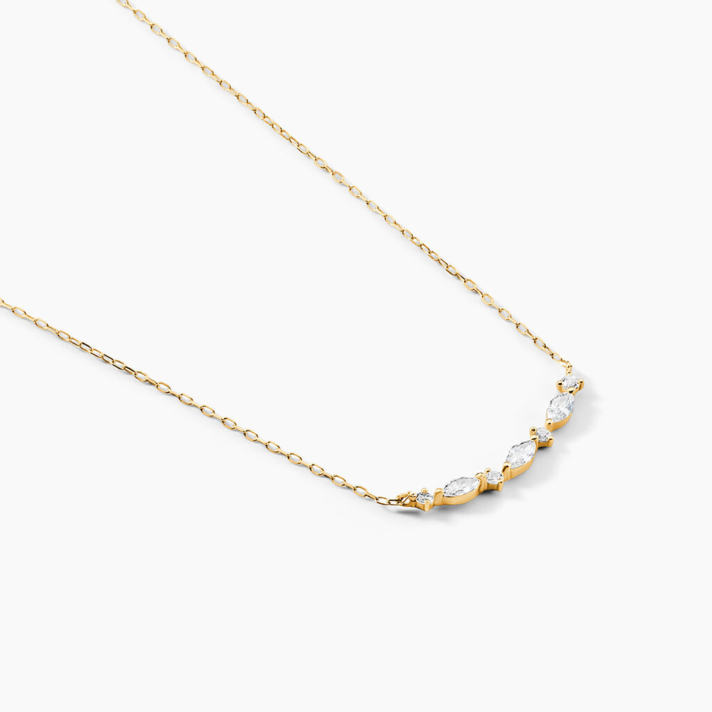 Collier Sparkle Or Jaune Oxyde De Zirconium - Colliers Femme | Histoire d&rsquo;Or