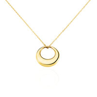 Collier Creolia Acier Jaune