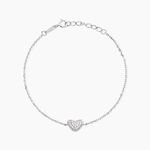 Bracelet Alois Argent Blanc Oxyde De Zirconium - F&ecirc;te des m&egrave;res Femme | Histoire d&rsquo;Or