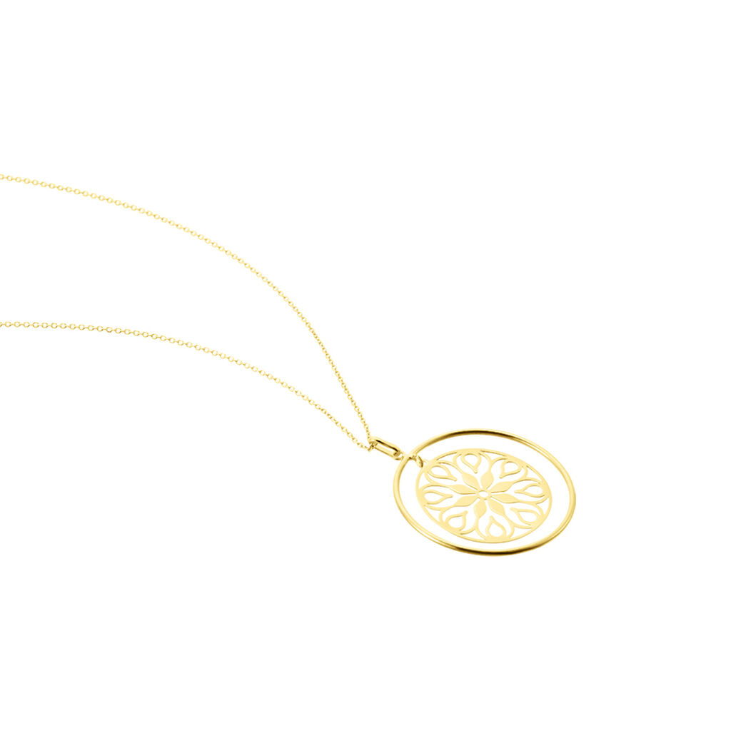 Collier Rosace Or Jaune - Colliers Femme | Histoire d’Or