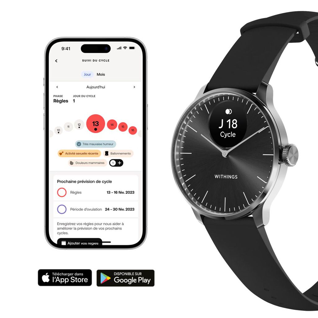 Montre Connectée Withings Scanwatch Light - Montres connectées Femme | Histoire d’Or