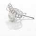 Boucles D'oreilles Puces Izefia Or Blanc Oxyde De Zirconium - Clous d'oreilles Femme | Histoire d’Or