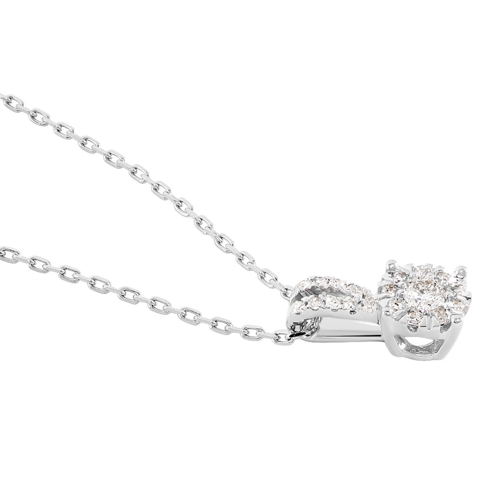 Collier Orphee Or Blanc Diamant - Colliers Femme | Histoire d’Or