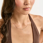 Collier Sweetheart Argent Dor&eacute; A L'Or 750/1000 Nacre - Bijoux avec pierres Femme | Histoire d&rsquo;Or
