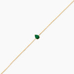 Bracelet Pluie D'Eclat Or Jaune Emeraude - Bracelets Femme | Histoire d&rsquo;Or