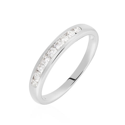 Alliance Giulia Or Blanc Diamant - Alliances Femme | Histoire d’Or