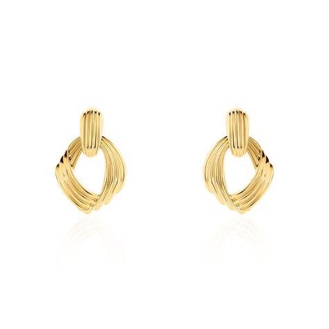 Boucles D'oreilles Pendantes Estefany Acier Inoxydable Doré - Boucles d'oreilles fantaisie Femme | Histoire d’Or