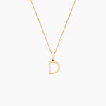 Pendentif Ionia Lettre Or Jaune - Pendentifs Famille | Histoire d&rsquo;Or