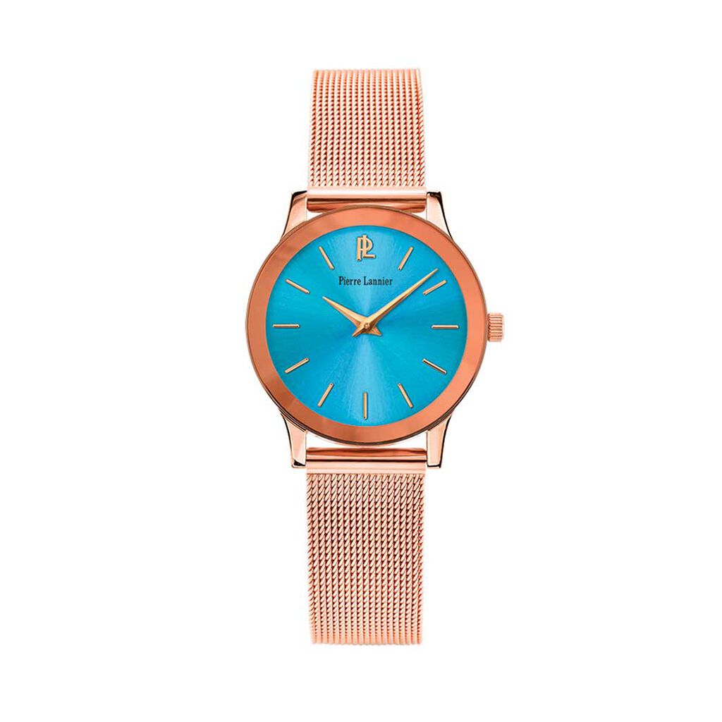 Montre Pierre Lannier Week End Ligne Pure Turquoise - Montres Femme | Histoire d&rsquo;Or
