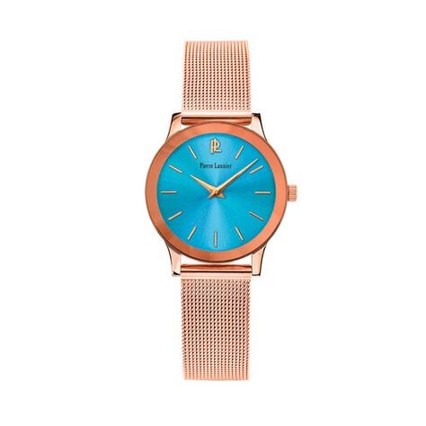 Montre Pierre Lannier Week End Ligne Pure Turquoise - Montres Femme | Histoire d&rsquo;Or