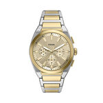 Montre Fossil Everett Chrono Dor&eacute; - F&ecirc;te des p&egrave;res Homme | Histoire d&rsquo;Or