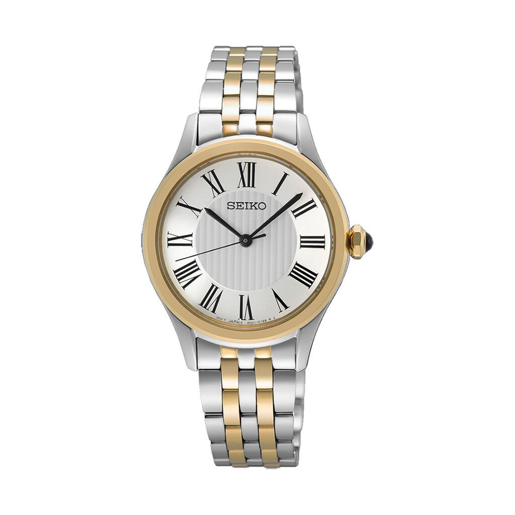 Montre Seiko Classique Blanc - Montres Femme | Histoire d&rsquo;Or