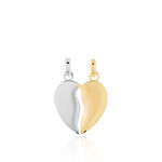 Pendentif Marie-stephanie Plaqu&eacute; Or Bicolore - Pendentifs Naissance Femme | Histoire d&rsquo;Or