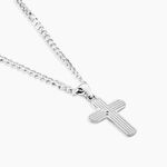 Collier Pulse Argent Blanc - Colliers Homme | Histoire d&rsquo;Or