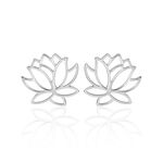 Boucles D'oreilles Puces Rosita Argent Blanc - Boucles d'oreilles fantaisie Femme | Histoire d&rsquo;Or