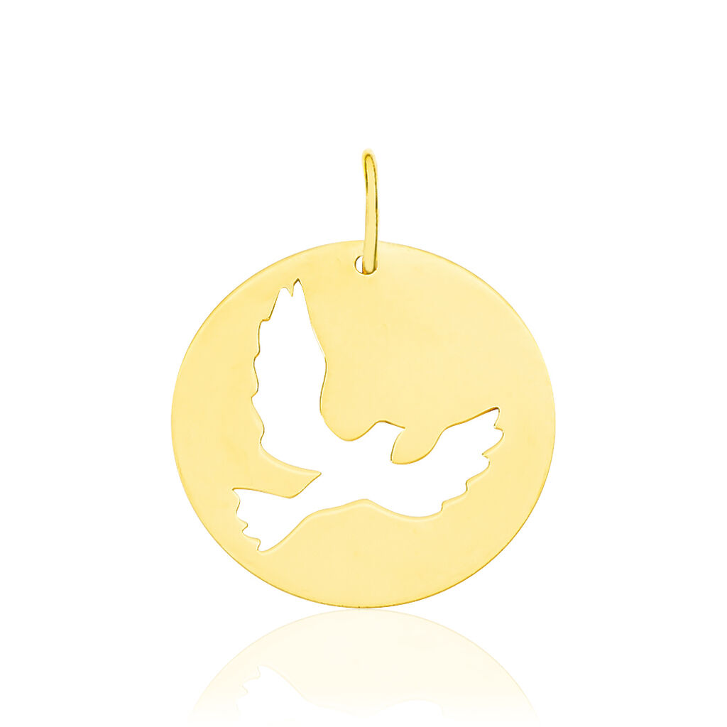 Pendentif Anny Colombe Or Jaune - Pendentifs Baptême Famille | Histoire d’Or