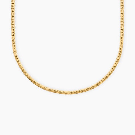 Collier Ivy Argent Dor&eacute; A L'Or 750/1000 - Bijoux sans pierre Femme | Histoire d&rsquo;Or