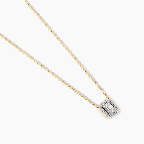 Collier 1986 Or Jaune Diamant - Colliers Femme | Histoire d&rsquo;Or