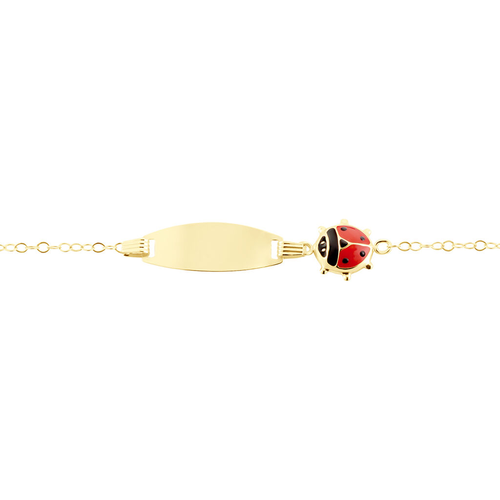 Bracelet Identité Gaspardine Maille Forçat Or Jaune - Bracelets Communion Enfant | Histoire d’Or