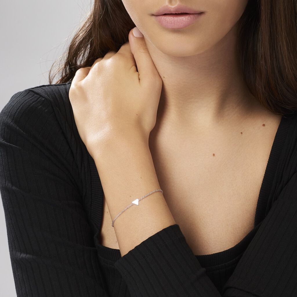Bracelet Trilia Argent Blanc - Bracelets Femme | Histoire d’Or