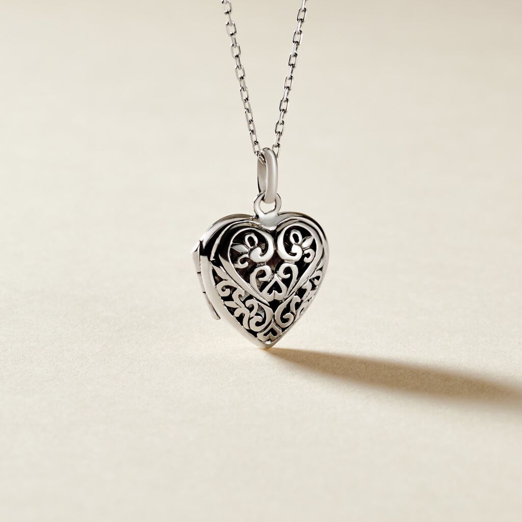 Pendentif Ellya Argent Blanc - Pendentifs Femme | Histoire d&rsquo;Or