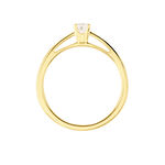 Bague Soltaire Iris Or Jaune Diamant - Bagues solitaires Femme | Histoire d&rsquo;Or
