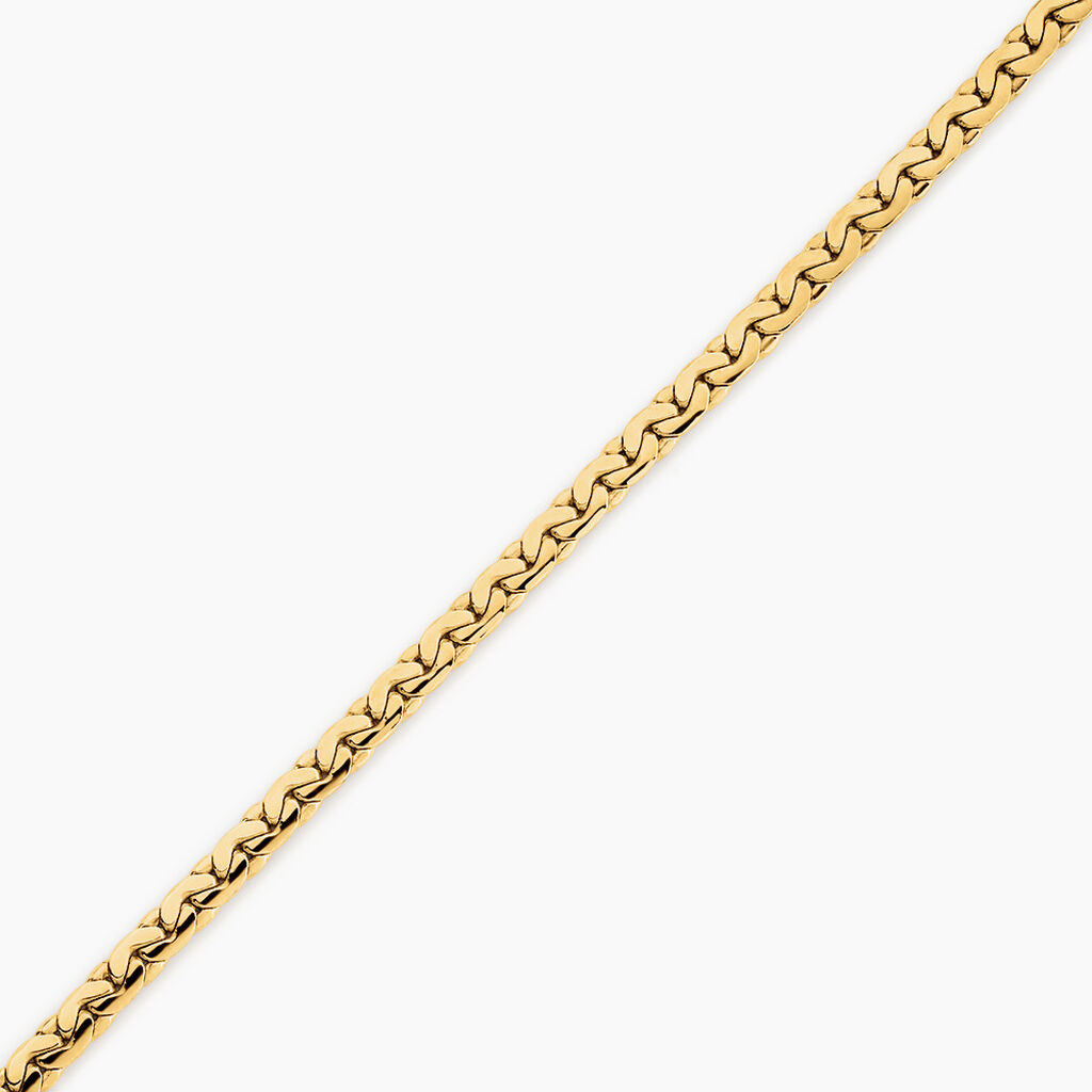 Bracelet Ivy Argent Dor&eacute; A L'Or 750/1000 - Bijoux sans pierre Femme | Histoire d&rsquo;Or