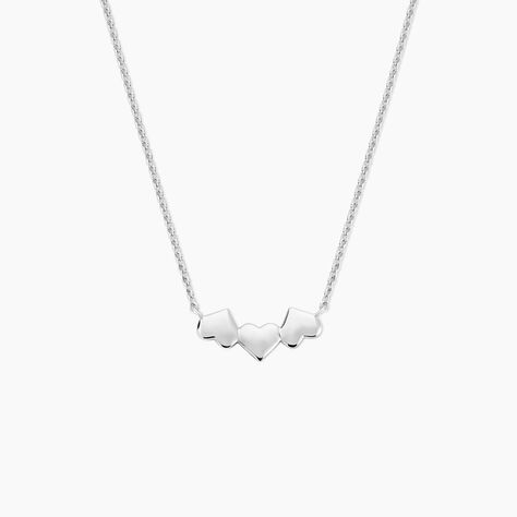 Collier Te Amo Argent Blanc - Colliers fantaisie Femme | Histoire d’Or