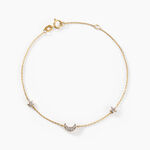 Bracelet Stellar Or Jaune Oxyde De Zirconium - Bracelets Femme | Histoire d&rsquo;Or