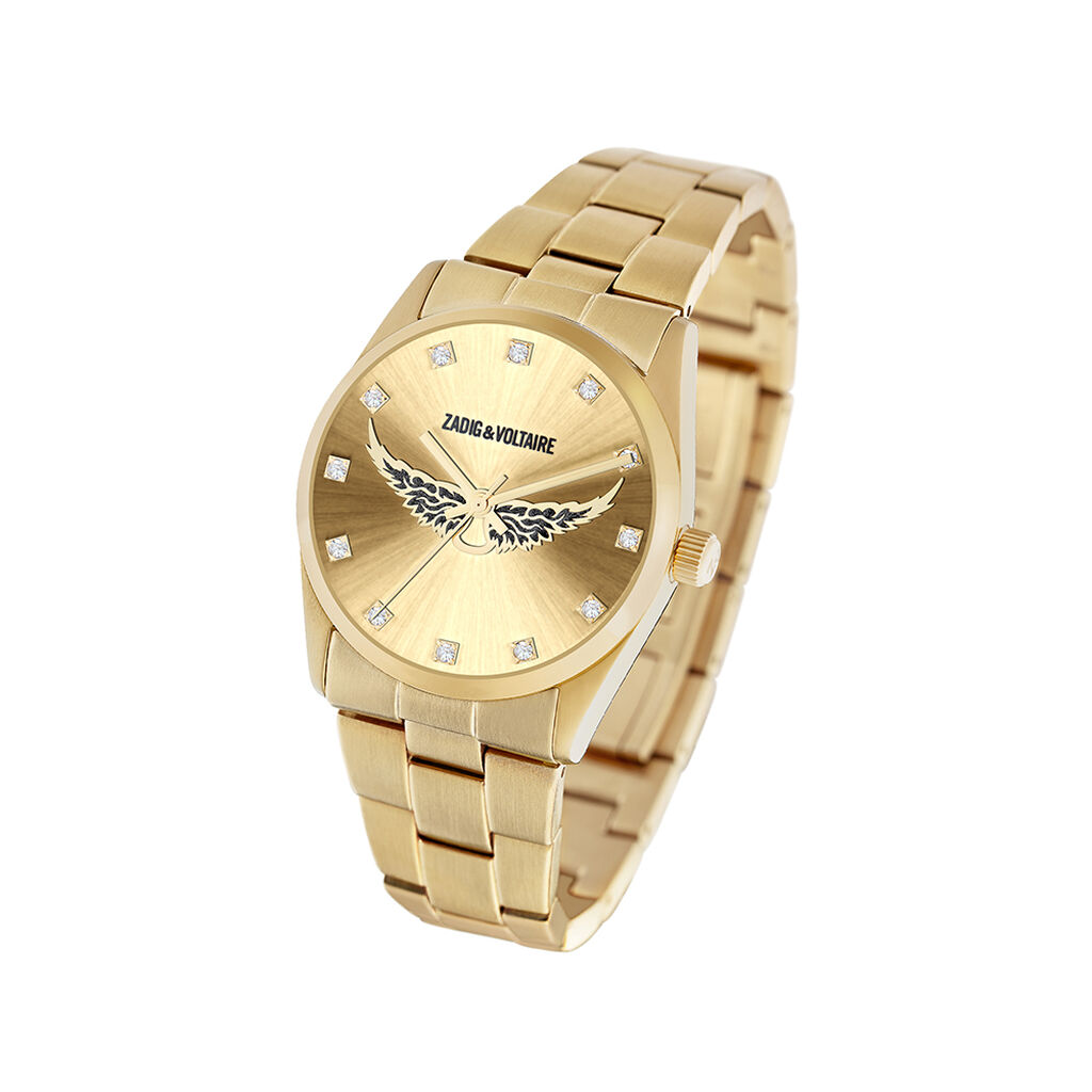 Montre Zadig Et Voltaire Zadig 36 Dor&eacute; - Montres Femme | Histoire d&rsquo;Or