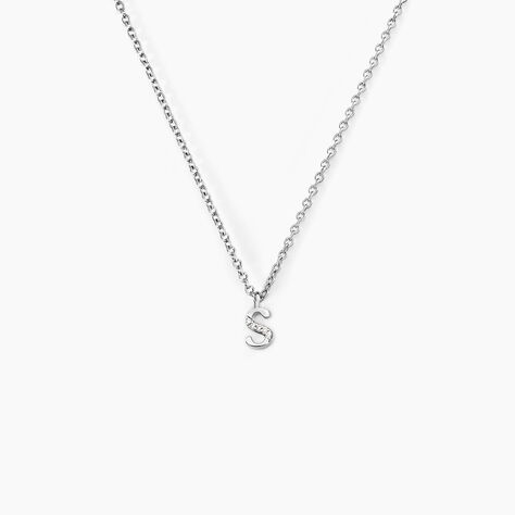 Collier Neruda Argent Blanc Oxyde De Zirconium - Colliers fantaisie Femme | Histoire d&rsquo;Or