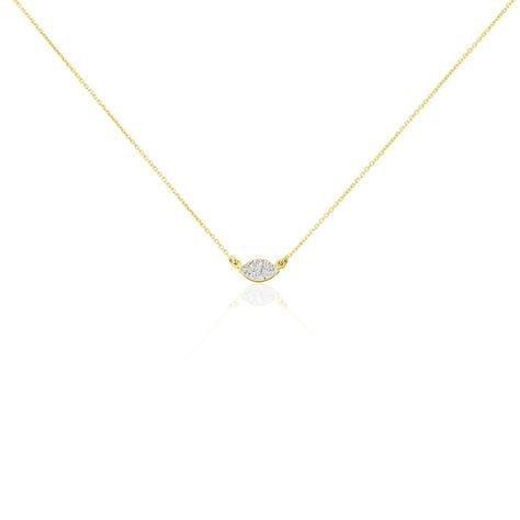 Collier Fittonia Or Jaune - Colliers Femme | Histoire d’Or