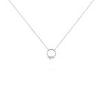 Collier Catiane Argent Blanc Oxyde De Zirconium - Colliers fantaisie Femme | Histoire d&rsquo;Or