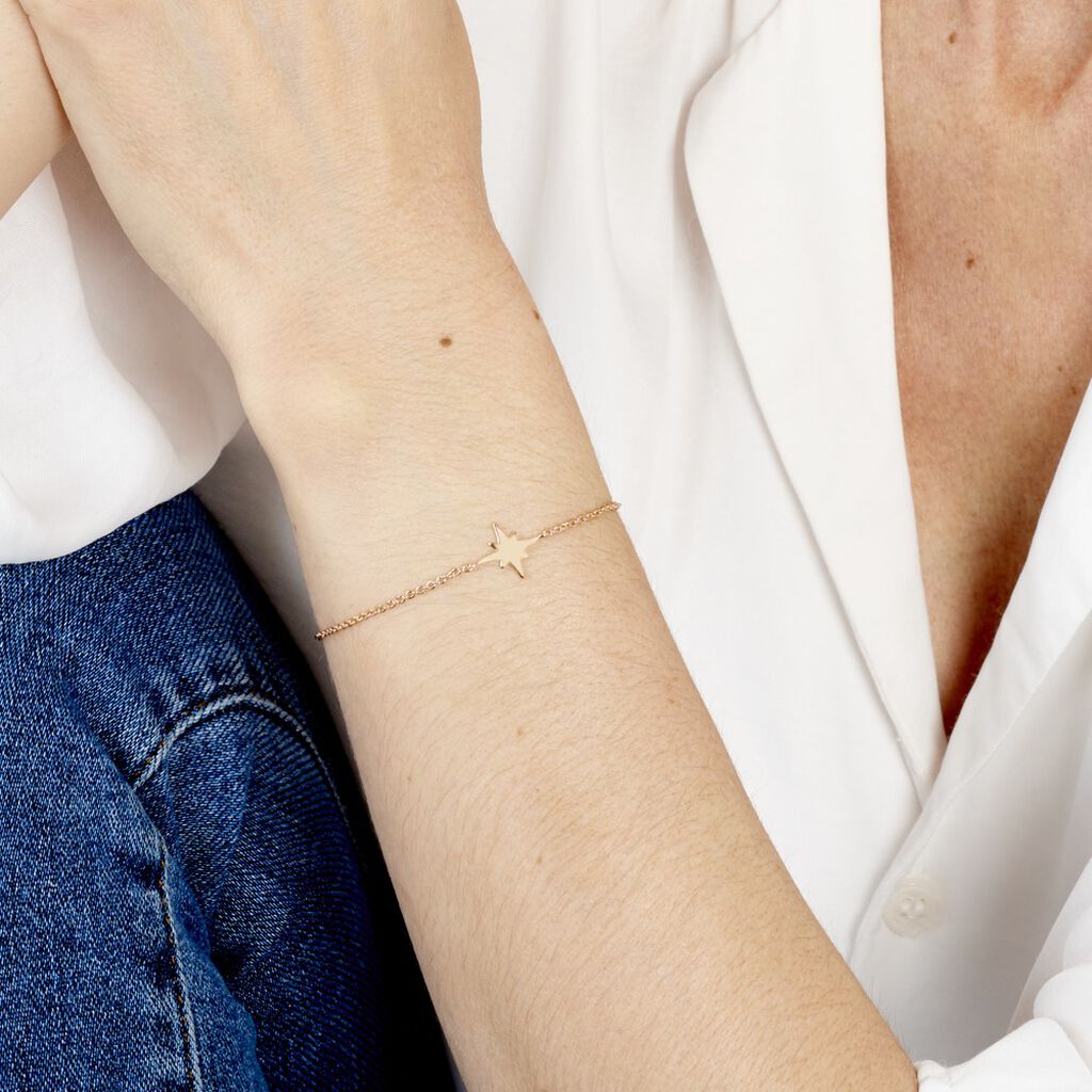 Bracelet Alisee Plaqué Or Jaune - Bracelets fantaisie Femme | Histoire d’Or
