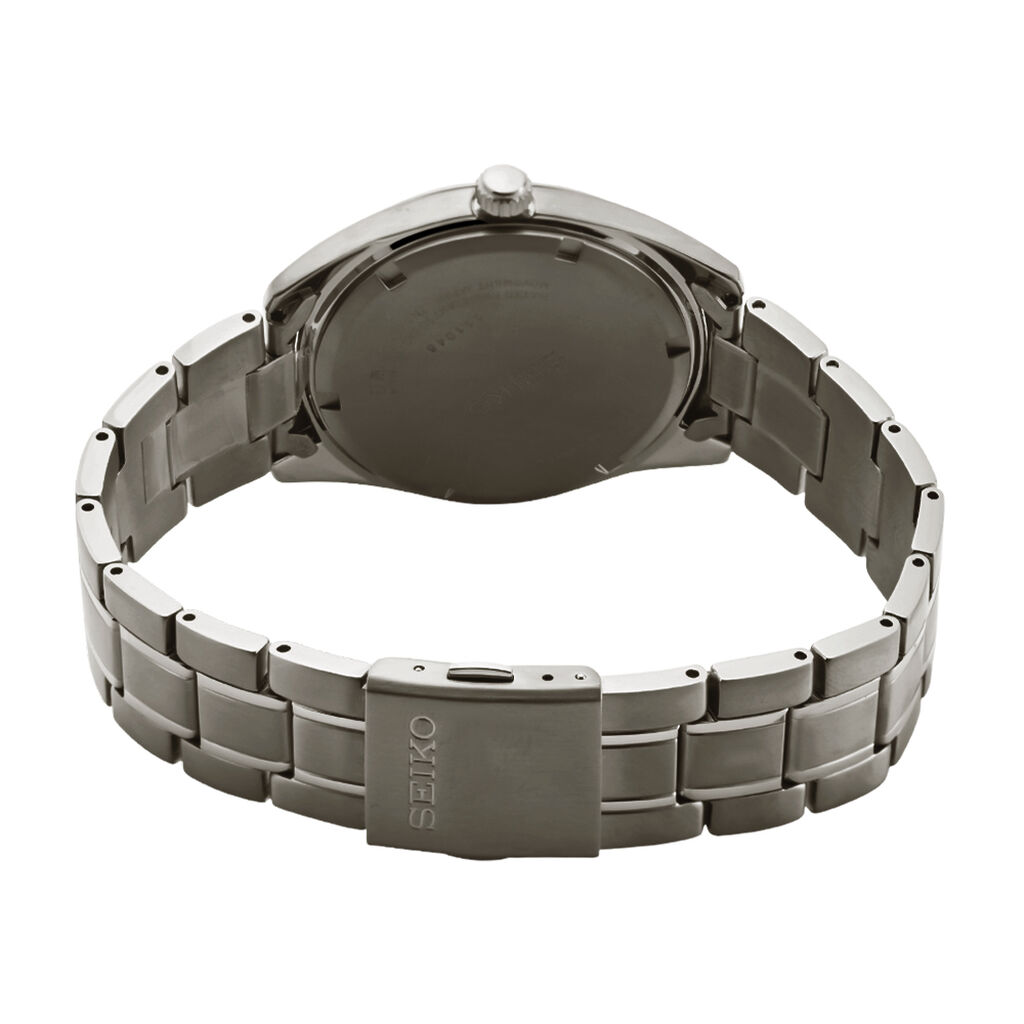 Montre Seiko Classique Titane Noir - F&ecirc;te des p&egrave;res Homme | Histoire d&rsquo;Or
