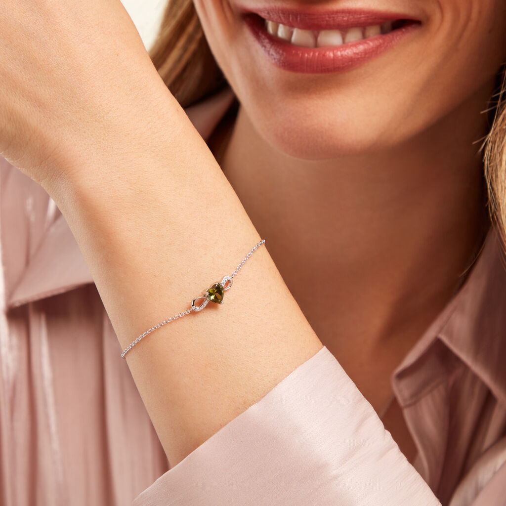 Bracelet Atieno Argent Blanc Oxyde De Zirconium - Bracelets Femme | Histoire d’Or