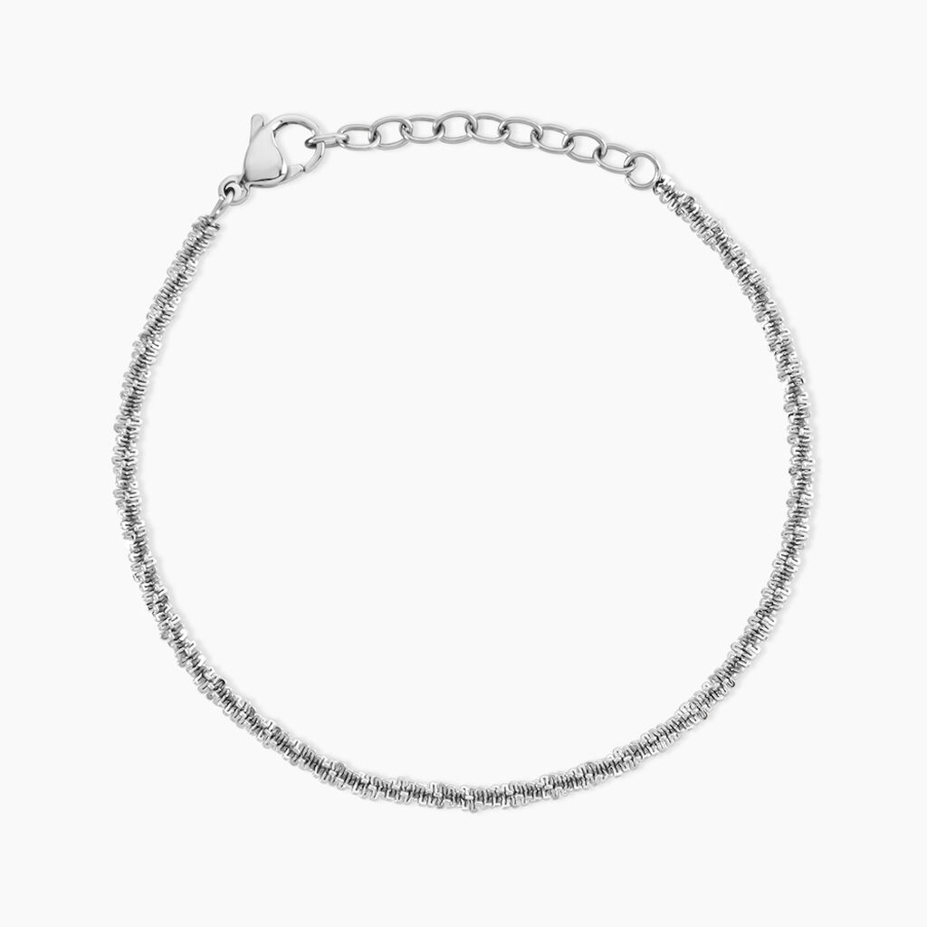 Bracelet Harlow Acier Blanc - Bijoux sans pierre Femme | Histoire d&rsquo;Or