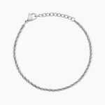 Bracelet Harlow Acier Blanc - Bijoux sans pierre Femme | Histoire d&rsquo;Or