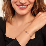 Bracelet Phibi Argent Rose Oxyde De Zirconium - Bracelets Femme | Histoire d&rsquo;Or