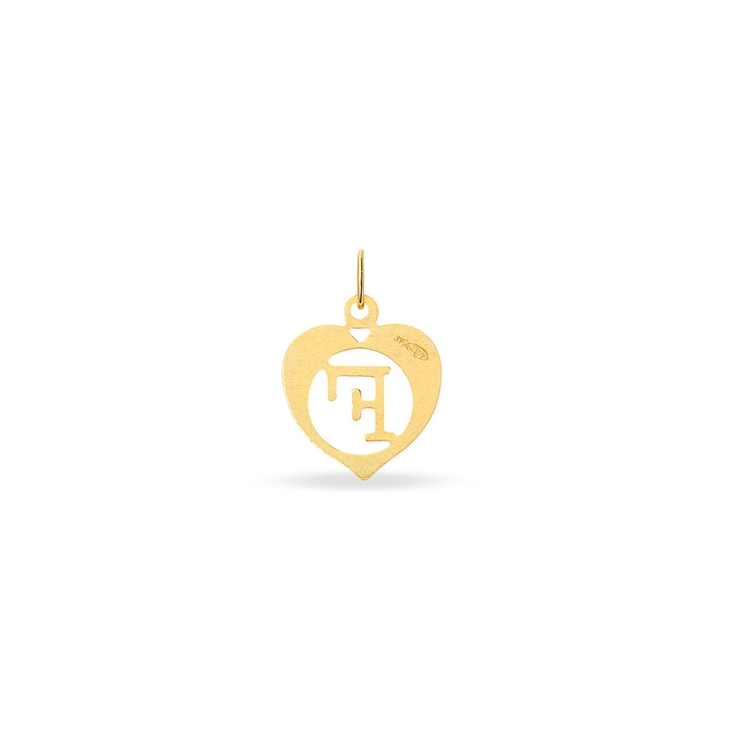 Pendentif Eudocie Coeur Lettre Or Jaune - Pendentifs Famille | Histoire d’Or