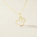 Pendentif Eudocie Coeurs Diamantes Or Jaune - Pendentifs Femme | Histoire d’Or